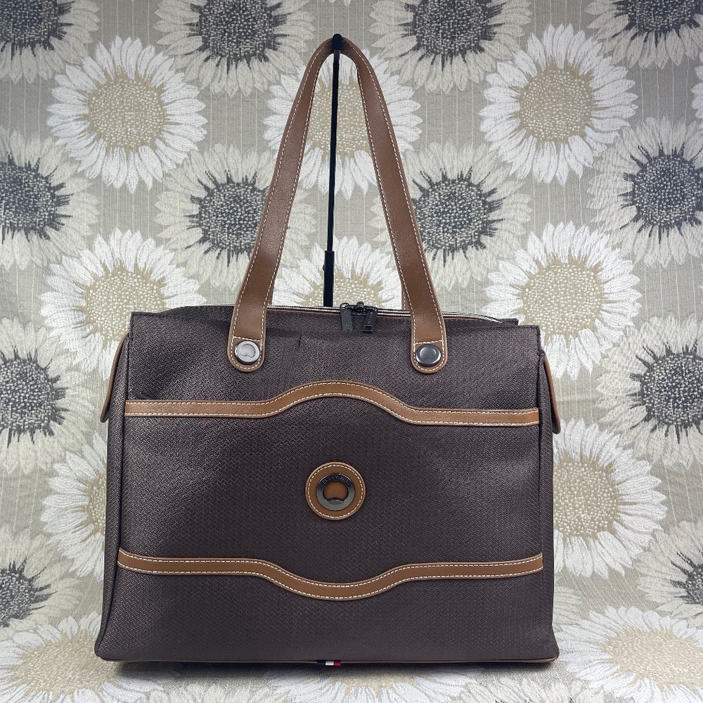 Delsey Paris Brown Chatalet Soft Air Shoulder Bag